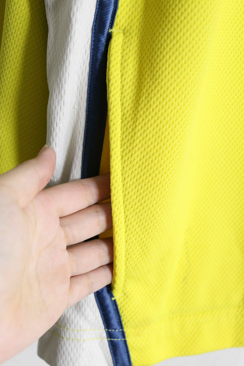 "adidas" yellow color mesh track jacket