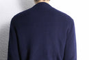 navy mix zip blouson