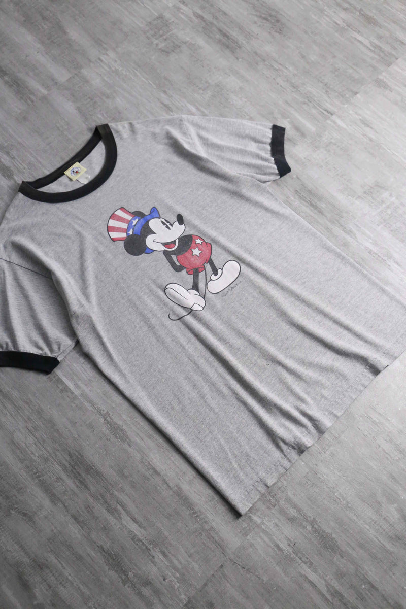 "90's Mickey Mouse" ringer Tee