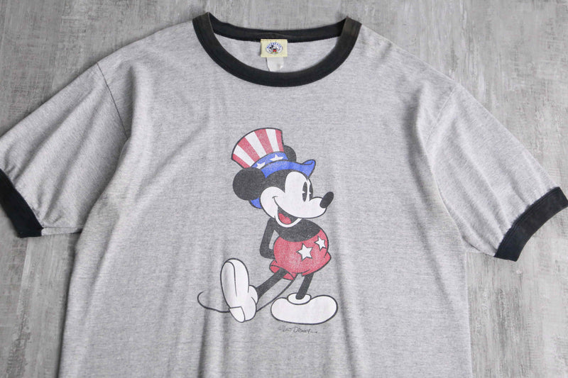 "90's Mickey Mouse" ringer Tee