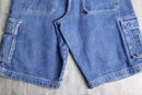 90-00's "fubu" baggy denim cargo shorts