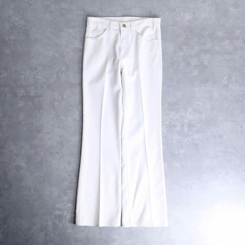 ・80's "Levi's 517" white bootscut denim pants