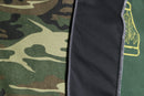 "Re:make" half zip dolman track pullover
