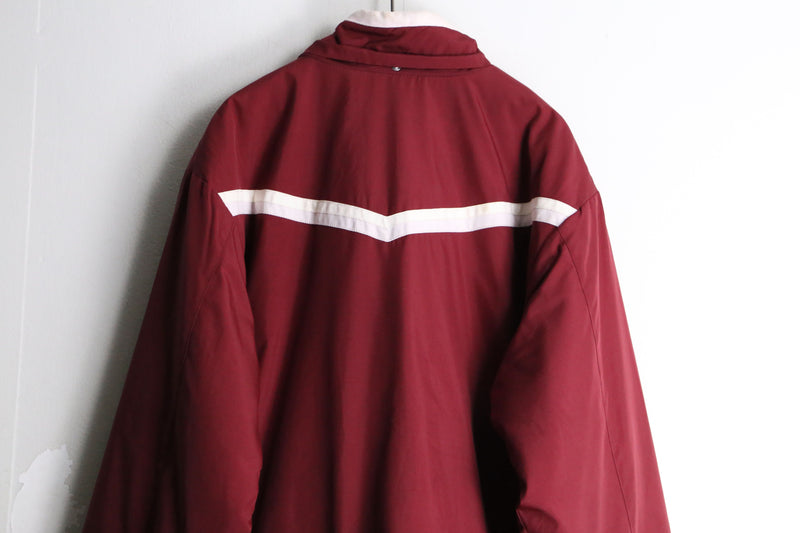 "NIKE" red color nylon jacket