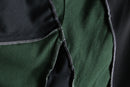 "Re:make" half zip dolman track pullover