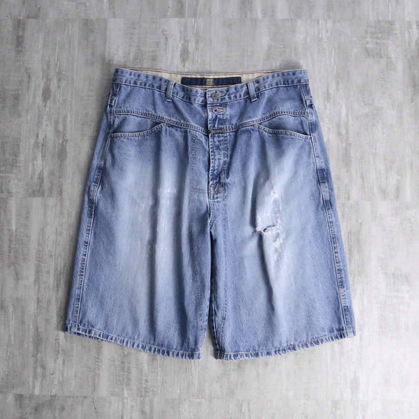 ”MARITHE + FRANCOIS GIRBAUD” denim shorts