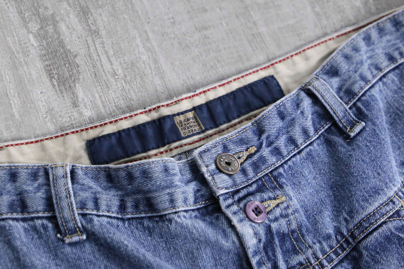 ”MARITHE + FRANCOIS GIRBAUD” denim shorts