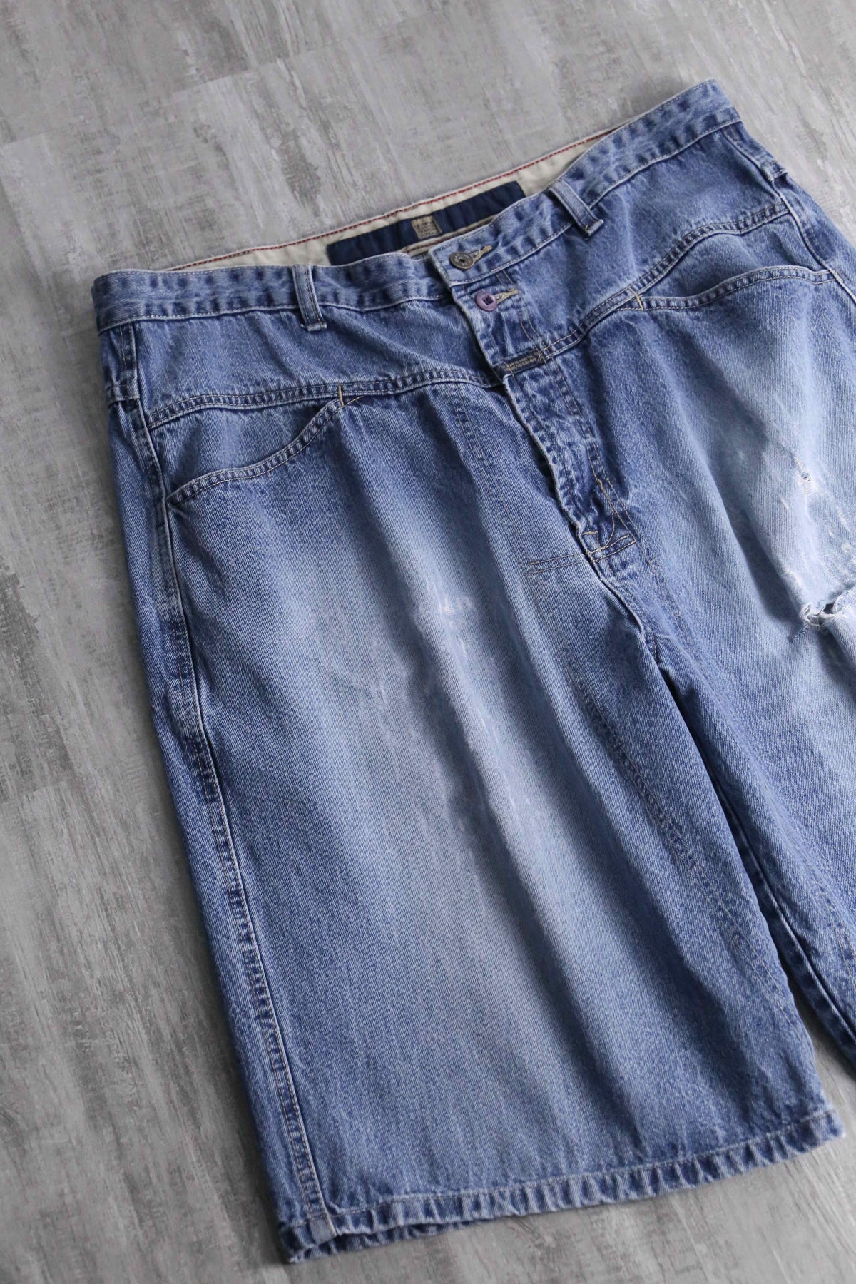 marithe franqois girbaud デニムショーツ MARITHE + FRANCOIS GIRBAUD” denim shorts