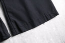 90s ”MILITARY” black wool gabardine sailor pants