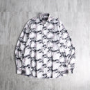 "COOGI" luxe botanical ethnic dress shirt
