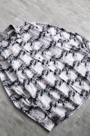 "COOGI" luxe botanical ethnic dress shirt