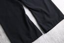 90s ”MILITARY” black wool gabardine sailor pants