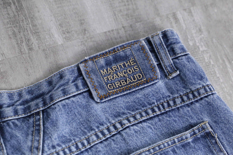 ”MARITHE + FRANCOIS GIRBAUD” denim shorts