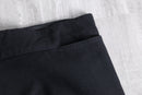 90s ”MILITARY” black wool gabardine sailor pants