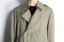 "Christian Dior" moss green middle trench coat