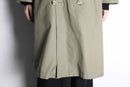 "Christian Dior" moss green middle trench coat