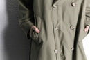 "Christian Dior" moss green middle trench coat