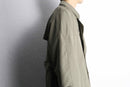 "Christian Dior" moss green middle trench coat