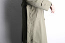 "Christian Dior" moss green middle trench coat