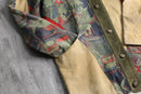 90s multi color leather patchwork jacket