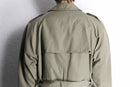 "Christian Dior" moss green middle trench coat