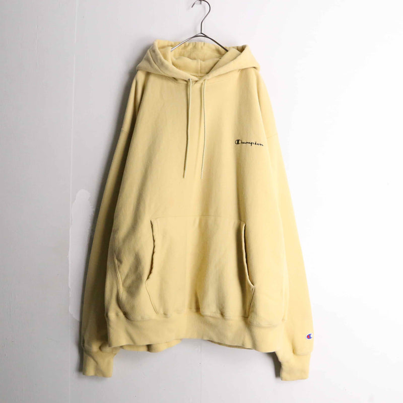 Champion hoodie clearance reverse weave yellow