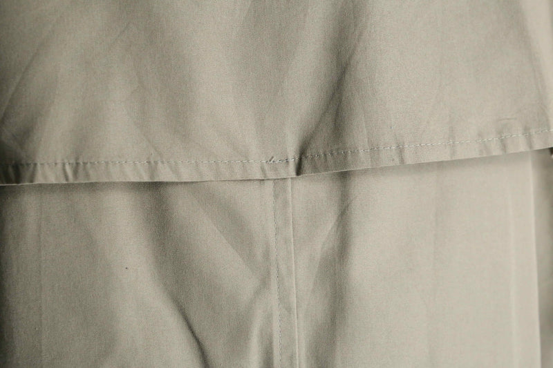 "Christian Dior" moss green middle trench coat