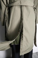"Christian Dior" moss green middle trench coat