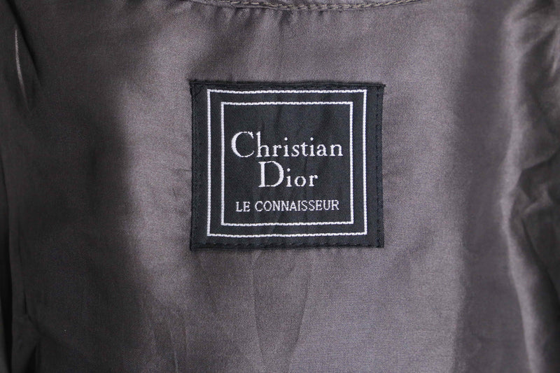 "Christian Dior" moss green middle trench coat