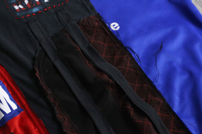 "Re:make" destroy&stitch design docking wide Tee