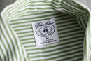 “Brooks Brothers”green stripe B.D shirt