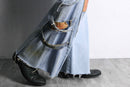 ''Re:make''indigo denim wide flare pants