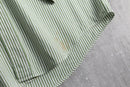 “Brooks Brothers”green stripe B.D shirt