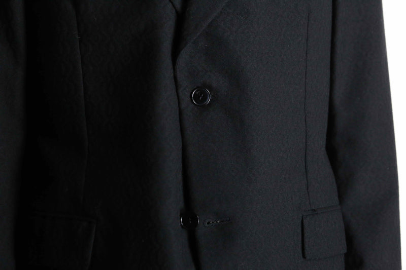 damask like pattern single breasted set-up