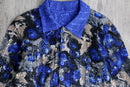 wrinkle pattern reversible shirt