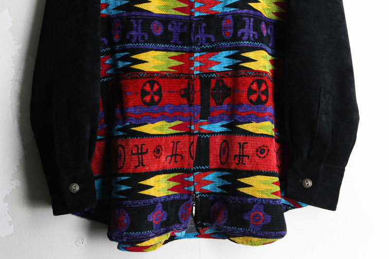 “CHICO’S DESIGN” colorful  design double zip up