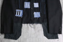 “Remake “ track×denim patchwork tailored jacket