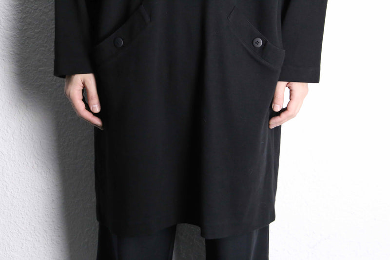 minimal cotton longline pullover