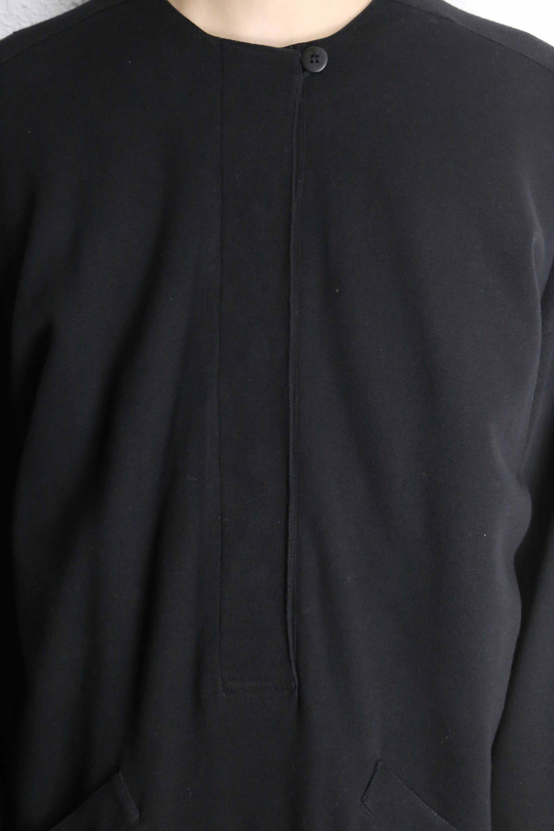 minimal cotton longline pullover