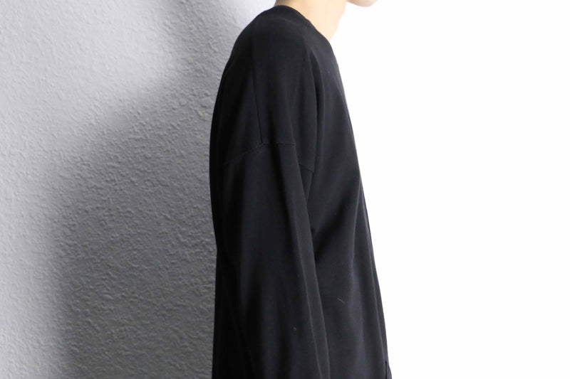 minimal cotton longline pullover