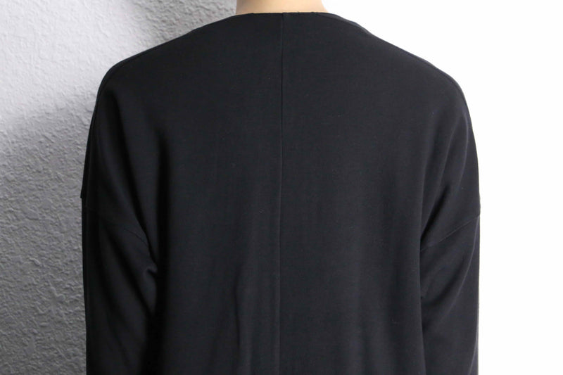 minimal cotton longline pullover