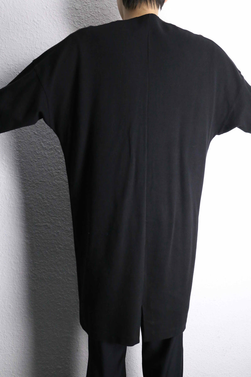 minimal cotton longline pullover