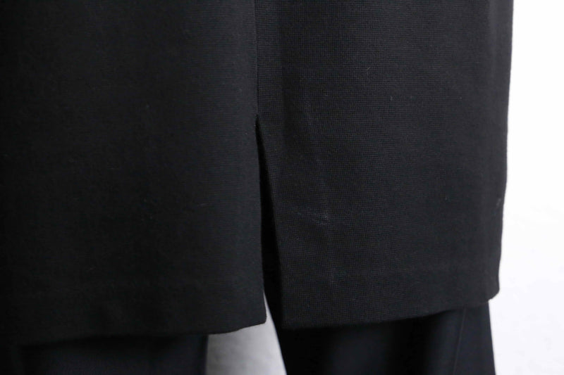 minimal cotton longline pullover