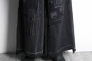 ''Re:make''black wide pants