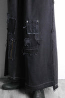 ''Re:make''black wide pants