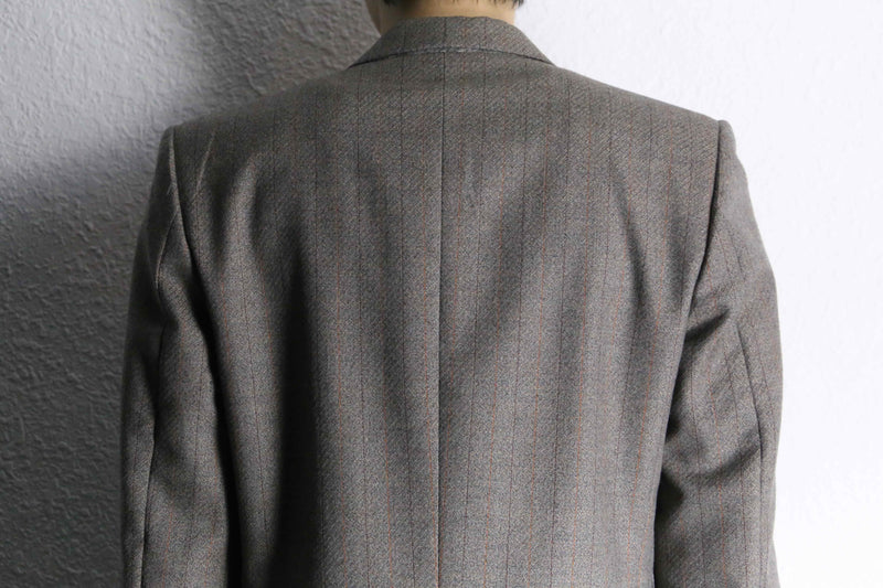 stripe pattern single breasted 2B set-up