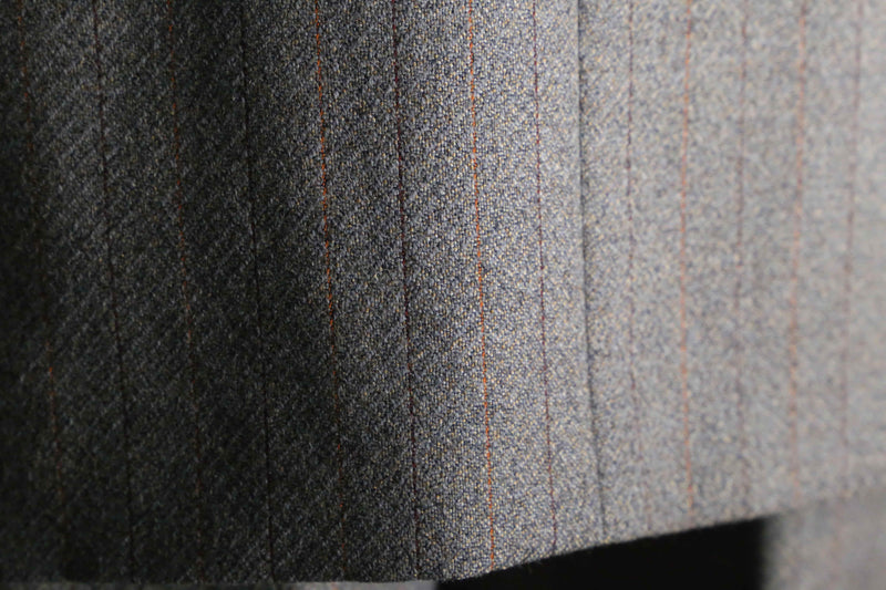 stripe pattern single breasted 2B set-up