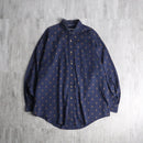 “NAUTICA” paisley pattern B.D shirt