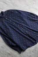 “NAUTICA” paisley pattern B.D shirt