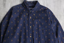“NAUTICA” paisley pattern B.D shirt